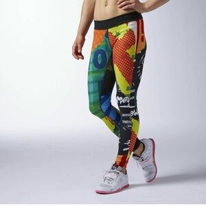 REEBOK🌈💋Colorful CROSSFIT LEGGINGS